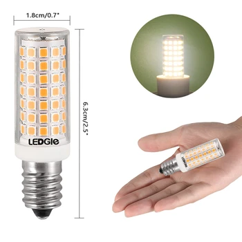 LEDGLE E14 Bec LED 8W 88LEDs 220V Lampă cu LED Echivalent 80W Bec Halogen 700lm Candelabru Lumânare LED Pentru Decor Acasă