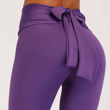 Moda Slim Talie Mare Push-Up Legging Pentru Femei Sexy Solduri Stretch Pantaloni Fitness Fundita Leggins Femei Jambiere