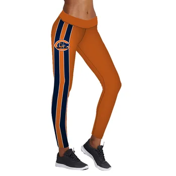Noua Moda Chicago Femei Pantaloni de Yoga 3D Imprimate talie mare Plus Dimensiune Sport Jambiere Poartă Sală de Fitness Strans Pantaloni