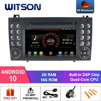 WITSON Android 10 gps auto dvd pentru BENZ LK200/SLK280 SLK350/SLK car audio 2GB RAM 16GB FLASH+DAB+OBD+TPMS+DVR+wi-fi/3G/4G suport