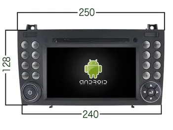 WITSON Android 10 gps auto dvd pentru BENZ LK200/SLK280 SLK350/SLK car audio 2GB RAM 16GB FLASH+DAB+OBD+TPMS+DVR+wi-fi/3G/4G suport