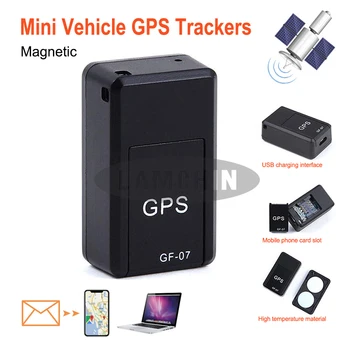 Mini GPS Trackere GF-07 GPS Magnetic Permanent SOS Dispozitive de Urmărire Pentru Masina Vehicul de Localizare a Copilului Trackere Sistem de Localizare