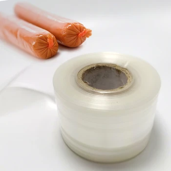 5 Metri de Calitate Alimentară Membrane pentru Mezeluri Salam Largă 50mm Shell pentru Cârnați Filtru de Aparat de Hot Dog Carcasa din Plastic Necomestibile Carcase