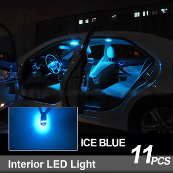 11pcs Alb Erori Lampa LED Interior Lectură Harta Portbagaj de Înmatriculare Kit de Lumina Pentru LADA LARGUS Imobiliare Cutie R90 F90 2012-2018