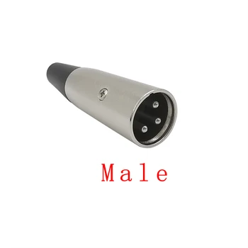 4buc XLR 3Pin Plug de sex Masculin și de sex Feminin Jack Lipire Adaptor Conector pentru Muzica Birou Difuzor Audio Microfon Mic Terminale de Cablu