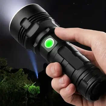 Super-Puternic Lanterna LED-uri L2 XHP50 Tactice Lanterna USB Reîncărcabilă Linterna Impermeabil Lampă Ultra Bright Lanterna Camping