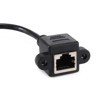 Noi 15cm RJ45 Mufa la XLR 3 Pini de sex Masculin/de sex Feminin Conector Cablu Adaptor Ethernet Converter Cablul de Sârmă DOM668