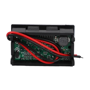 Red Led Digital Display Mini Voltmetru de Tensiune Volt Metru Tester Panou pentru Dc 12V Masini Motociclete Vehicule Usb 5V2a Ieșire 12V