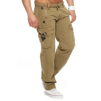 ZOGAA 2019 Bărbați Militare Pantaloni Casual Multi-buzunar de Pantaloni Solide Valul Joggeri de sex Masculin de Sport în aer liber Scule Pantaloni pantaloni de marfă