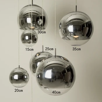 Pandantiv Modern Luminile Nordice Minge De Sticlă Lampă De Agățat Pentru Sufragerie, Dormitor Decor Pentru Bar Suspendarea Corpurilor De Iluminat E27 Corpuri De Bucătărie