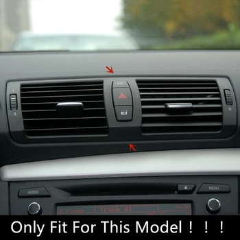 Fibra de Carbon de Culoare Consola centrală de Aer Condiționat de Cadru Decor Capac Ornamental Pentru BMW Seria 1 E81 2007-2011