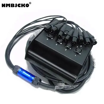 NMBJCKO 8 Canal 3 Pin XLR Șarpe Cablu cu conector tată să XLR de sex feminin mufa Cablu Audio cablu de șarpe