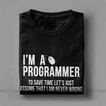 Programator Programare Tricouri Barbati Din Bumbac Pur De Epocă T-Shirt Echipajul Gât Geek Cod Coder Tricouri Maneca Scurta, Haine Grafic