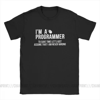 Programator Programare Tricouri Barbati Din Bumbac Pur De Epocă T-Shirt Echipajul Gât Geek Cod Coder Tricouri Maneca Scurta, Haine Grafic