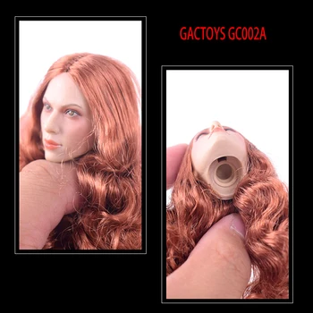 GCTOYS 1/6 Scară Văduva Neagră Scarlett Johansson Cap Sculpta Modelul Blonda Parul Lung roscat GC002 se Potrivesc 12