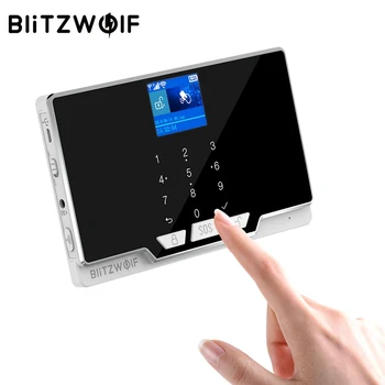BlitzWolf BW-IS6 2G GSM & 2.4 GHz WiFi Smart Security Gazdă Ecran Tactil AP PRemote Sistem de Alarma Lucra cu Alexa Google Asistent