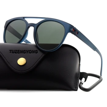 TUZENGYONG Stil Vintage ochelari de Soare pentru Femei Polarizati Bărbați Clasic de Brand Designer de Conducere Ochelari de Soare Moda Ochelari rotunzi UV400
