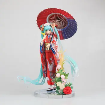 23CM Anime Papusa mai Puternic Fujiwara Colorate Rochie Kimono Doll Figura Hand-made Decor Model