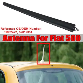 Nou Alb/Negru Scurt Antene Radio Auto Antenă Aeriană Catarg De Antena Pentru Fiat 500 51910790 52019353