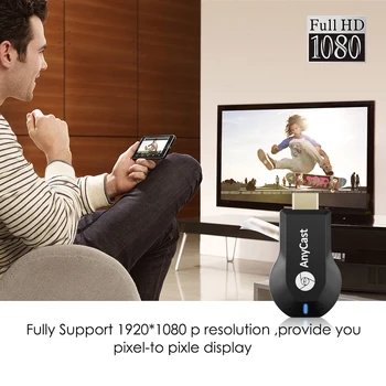 1080P Wireless WiFi TV Stick de Afișare TV Dongle-Receptor pentru AnyCast M2 Plus pentru Airplay 1080P compatibil HDMI Adaptor