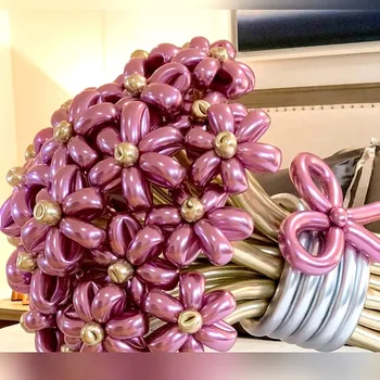 100buc/lot Metalice Balon Latex Mult Forma de Metal Cromat Magic care Leagă Baloane Nunta Petrecere de Ziua Decor Supplie