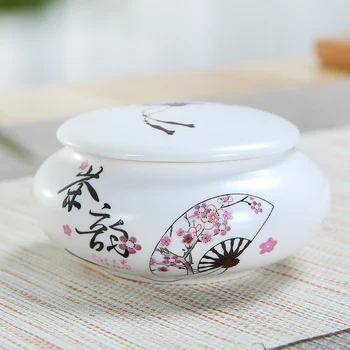 JIA-GUI LUO de Ceai din Ceramica Caddies ceai de stocare de călătorie ceai accesorii pentru ceai container ceramice colectorului japoneză borcan de stocare D146