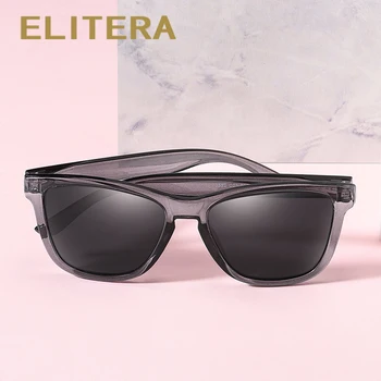ELITERA Epocă ochelari de Soare Polarizat Doamnei Pătrat Ochelari de Soare pentru Femei Ochelari de protecție UV