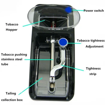 Automat Electric de Ușor de a Face de Rulare automat de Țigări din Tutun Electronice Injector Filtru de Role DIY pentru Nefumători Instrument