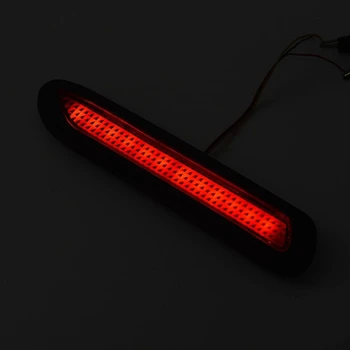 2X Universal Mașină Roșie, Lentilă LED Bara Reflectoare Stopul de Frână Avertizare de Ceață Lumina
