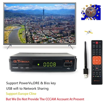 FTA DVB-S2 Gtmedia V7S Digital Receptor Satelit TV Full HD 1080P Cu Decodor USB WIFI Dongle-ul FreeSat V7 Suport Europa Cline