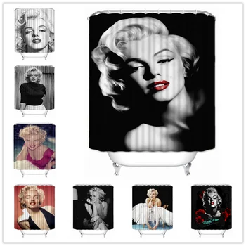 Musife Personalizate De Înaltă Calitate, Marilyn-Monroe Perdea De Duș Rezistent La Apa De Baie Din Poliester Tesatura Perdea De Baie