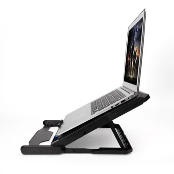 GHEAȚĂ COOREL Laptop cooler Șase Ventilatorului de răcire și 2 Porturi USB laptop cooling pad Notebook-suport Pentru 13