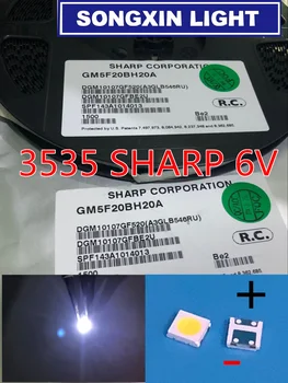1000pcs SHARP LED backlight TV LCD 3535 3537 LED SMD Lampa de șirag de mărgele de 6V 1W alb Rece GM5F20BH20A