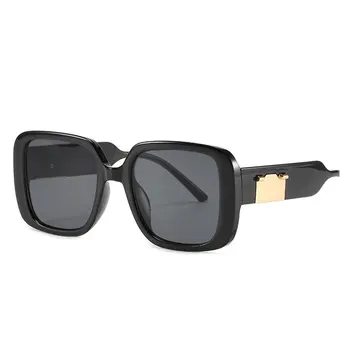 HBK Supradimensionate Pătrat ochelari de Soare Vintage, Designer de Femei 2021 Ochelari de Soare Moda Nuante de Verde Barbati Brand de Lux Masculin Feminin UV400