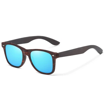 Kithdia Polarizat ochelari de Soare de Lemn Bărbați Cadru Pătrat UV400 ochelari de Soare pentru Femei ochelari de Soare de sex Masculin oculos de sol Feminino