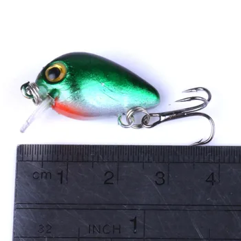 10buc Mini Pentru Momeli de Pescuit Micro Crank Bait CrankBait Sunătoare Atrage 1.6 g #287770