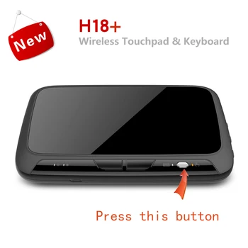 H18 Plus Wireless de 2.4 GHz Mini Tastatura Touchpad-ul Cu Funcție de iluminare Aer Mouse-ul de Joc H18+ Tastaturi Pentru o creștere Inteligentă T