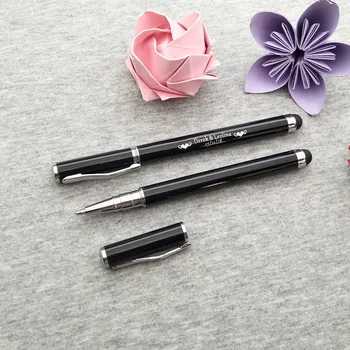 Fierbinte personalizate unice Aniversare suveniruri de calitate mare stylus pen personalizate cu orice logo-ul companiei/design/text/e-mail 50pcs