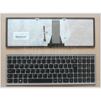 Nou pentru Lenovo IdeaPad Flex 15 Flex15 G500S G505S S500 S510 S510P Z510 Portugalia Tastatură Gri-Argintiu portugheză PO frame cu iluminare din spate