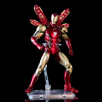 Disney Jucarii Marvel Avengers 4 MK85 Iron Man Piper Cuplu de Luptă Haine Mobile Acțiune Figura Jucarii Model cu Cutie de Cadou