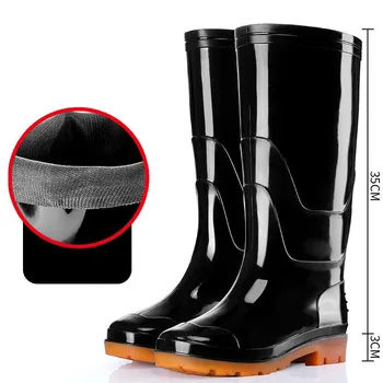 Toamna Iarna Barbati cizme de ploaie Camuflaj, cizme de ploaie Non-alunecare, rezistent la uzura acid alcaline forței de muncă de asigurare apă caldă pantofi 39-44