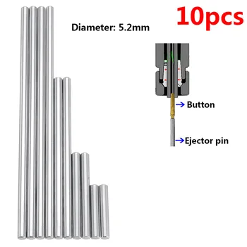 Noi 10buc 5.2 mm Ejector Ace Set pentru a Impinge Jefuire Butoane Duritate Mare Specificațiile Complete Oțel Alezor Mașini-Unelte