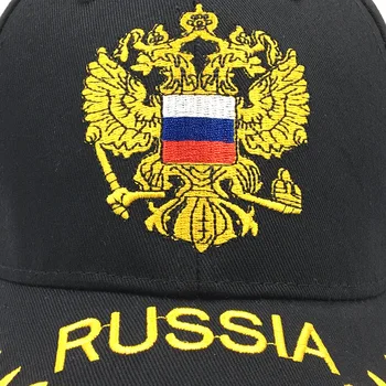 RUSIA Brodate din Bumbac Șapcă de Baseball Femei Casual Snapback Hat Pentru Barbati Casquette Homme Gorras Os Capac Pentru Femei