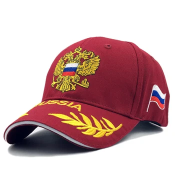 RUSIA Brodate din Bumbac Șapcă de Baseball Femei Casual Snapback Hat Pentru Barbati Casquette Homme Gorras Os Capac Pentru Femei