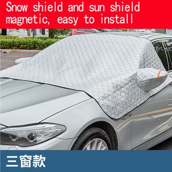 Personaliza diverse modele magnetice parasolar aluminiu pânză de zăpadă vizorul îngroșat multifunctional parbriz acoperi