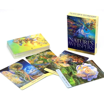 Natura-i Șoptește Oracle 50 De pachete de Cărți Frumos ilustrate Incepatori Divinație Angela Hartfield Joc Jucărie Junior