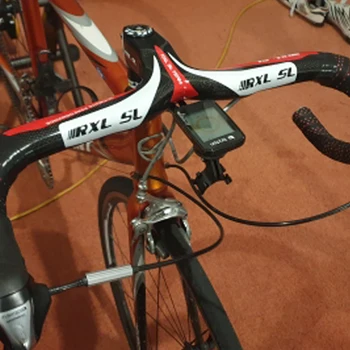 RXL SL Carbon Drum cu Bicicleta de Ghidon 3K Luciu de Biciclete Ghidon Ultra Light Integrat Îndoit Bare cu Tija de Carbon Ghidon Drum
