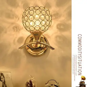 Led Crystal lumina de Perete Tranșee Camera de zi Dormitor lampă de Perete luminaria Acasă de Iluminat Moderne, Lumini de Perete, Abajur Baie de Lumină