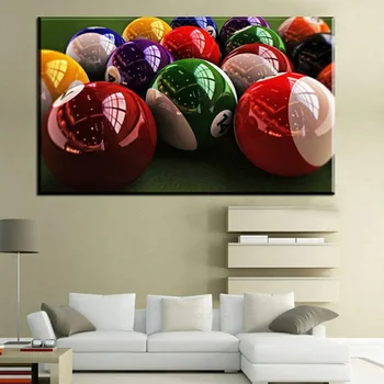 Modern Giclee Print opera de Arta Biliard Panza de Snooker Poza Perete Acasă Decorative Pictura Contemporană HD Imprimare Poster Cuadros