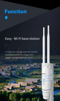 Comfast CF-EW74 1200Mbps Dual Band 5.8 G de Mare Putere în aer liber AP Omnidirectional de Acoperire a Punctului de Acces Wifi Antenă Stație de Bază de AP